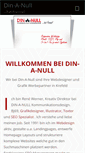 Mobile Screenshot of din-a-null.de